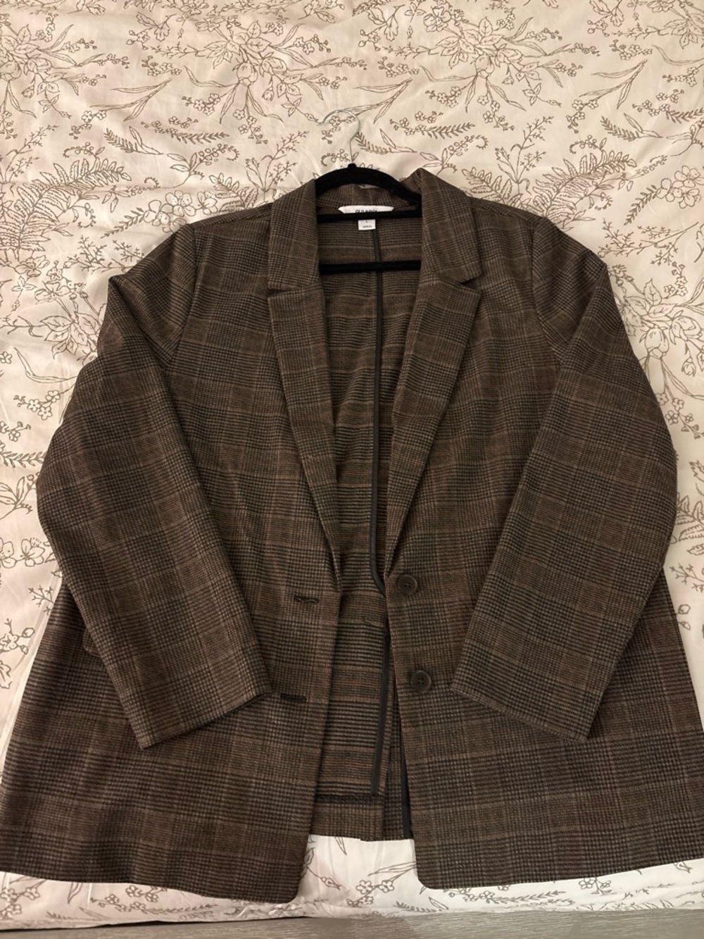 Old Navy Brown Plaid Women's Blazer